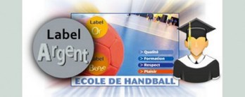 Label école de handball argent